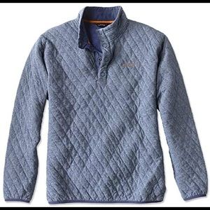 Orvis Trout Bum Quilted Snap Sweatshirt